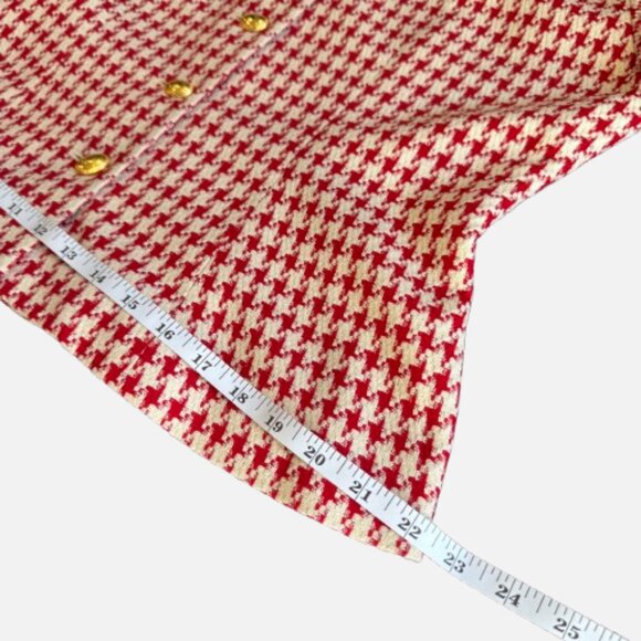 Vintage Christian Dior Houndstooth Skirt Suit (Size 12) - Picture 8 of 16